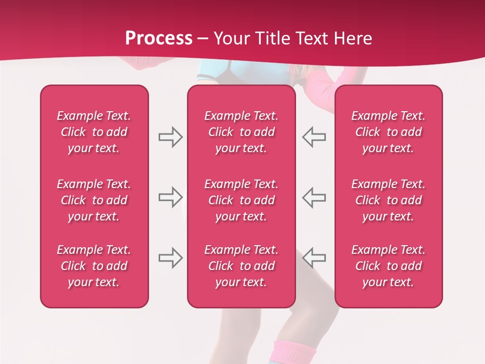 Gymnastic Woman One PowerPoint Template