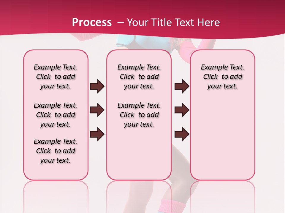 Gymnastic Woman One PowerPoint Template