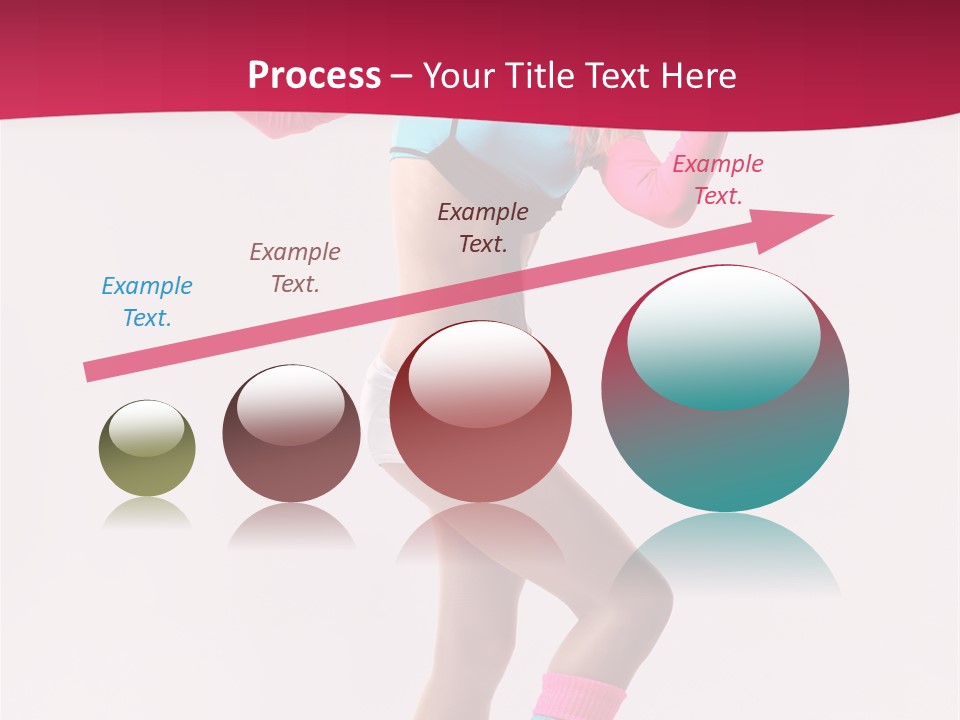 Gymnastic Woman One PowerPoint Template