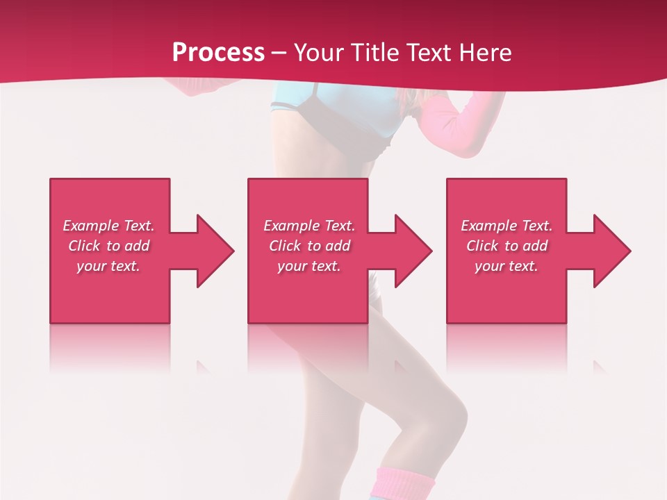 Gymnastic Woman One PowerPoint Template