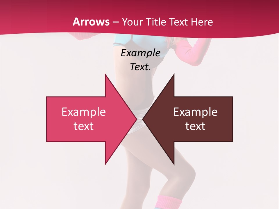 Gymnastic Woman One PowerPoint Template