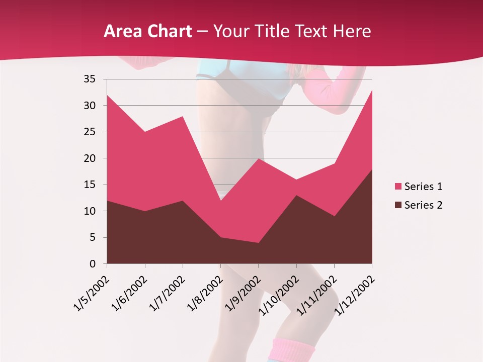 Gymnastic Woman One PowerPoint Template