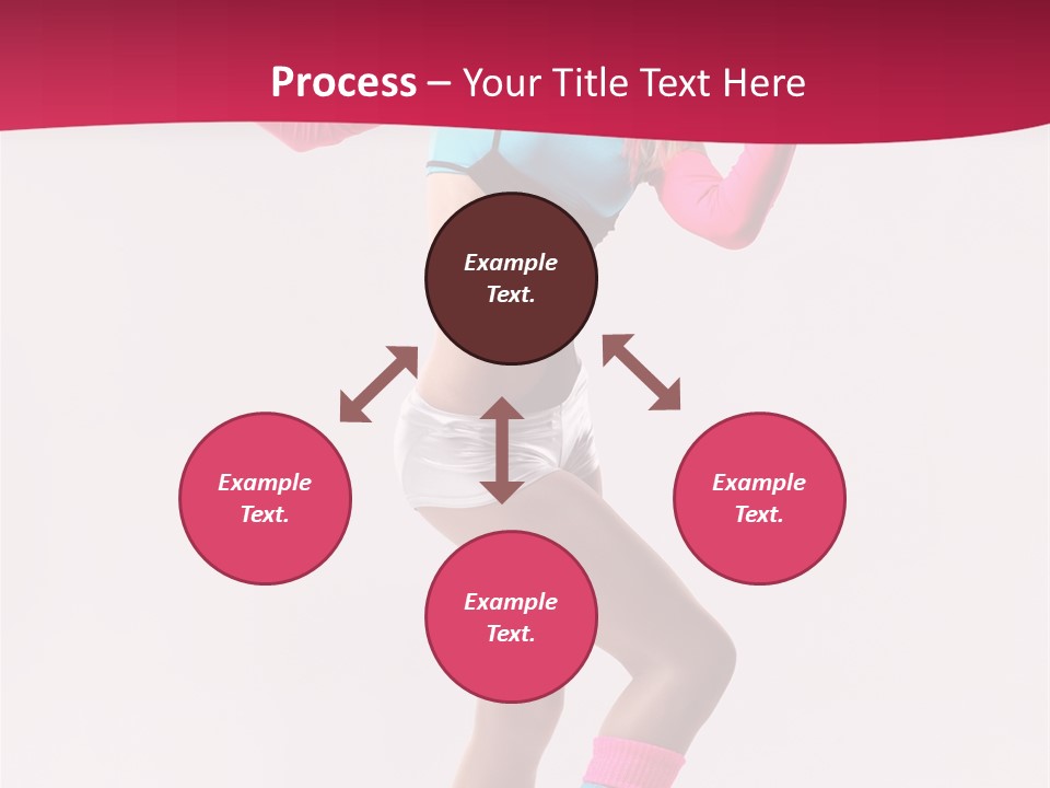 Gymnastic Woman One PowerPoint Template