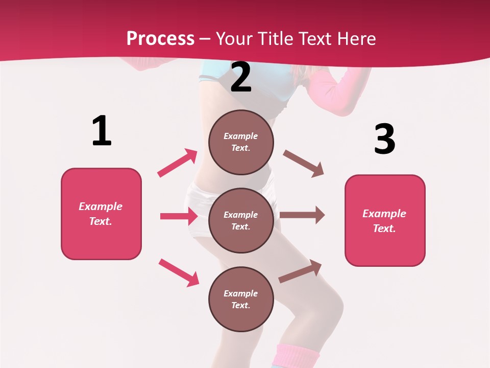 Gymnastic Woman One PowerPoint Template