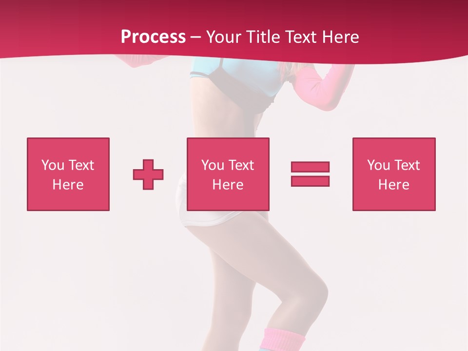 Gymnastic Woman One PowerPoint Template