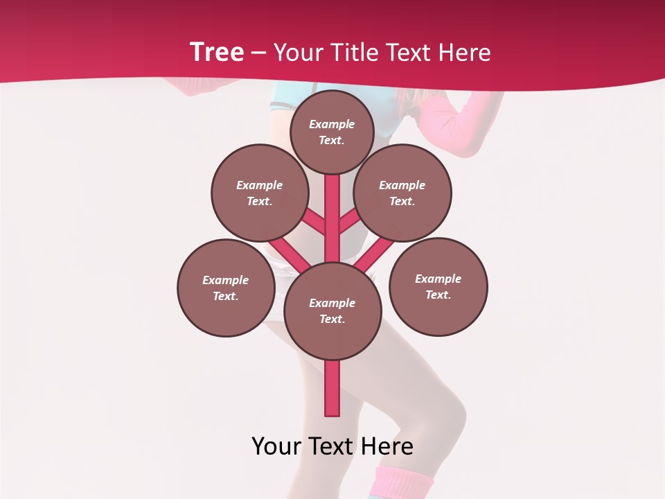 Gymnastic Woman One PowerPoint Template