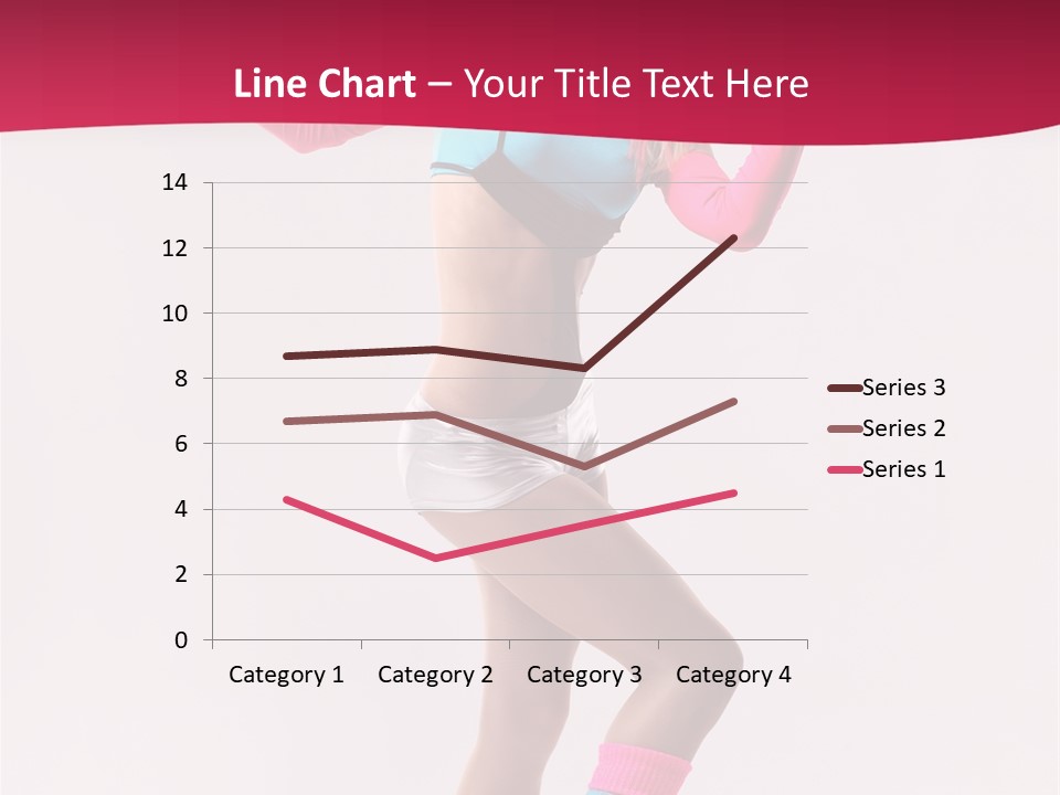 Gymnastic Woman One PowerPoint Template