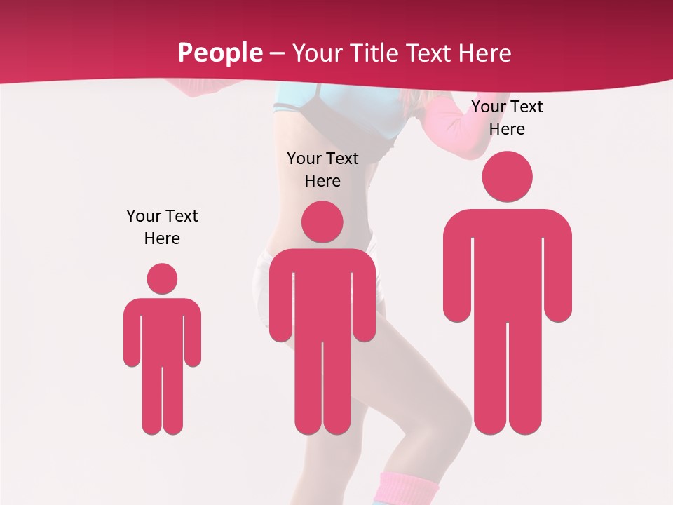 Gymnastic Woman One PowerPoint Template