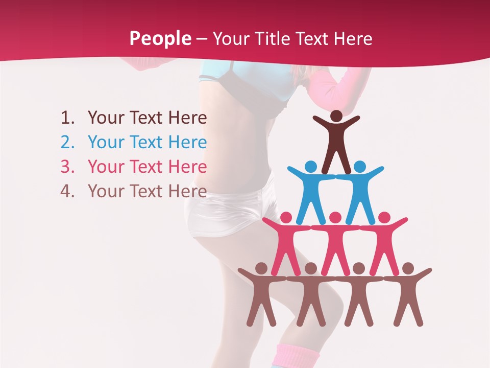 Gymnastic Woman One PowerPoint Template
