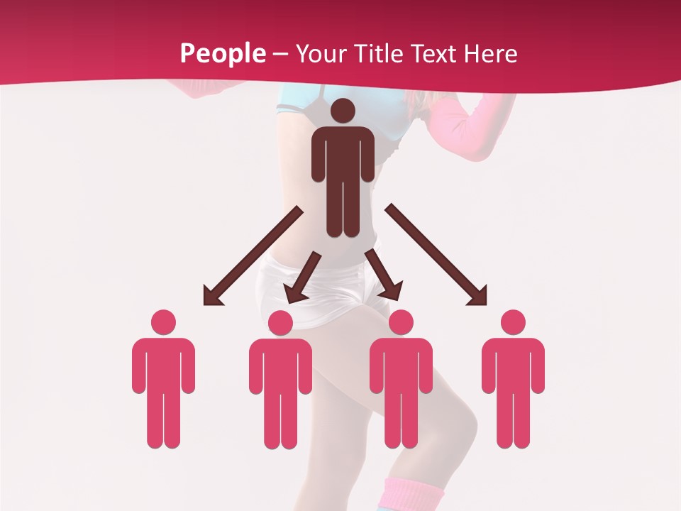 Gymnastic Woman One PowerPoint Template