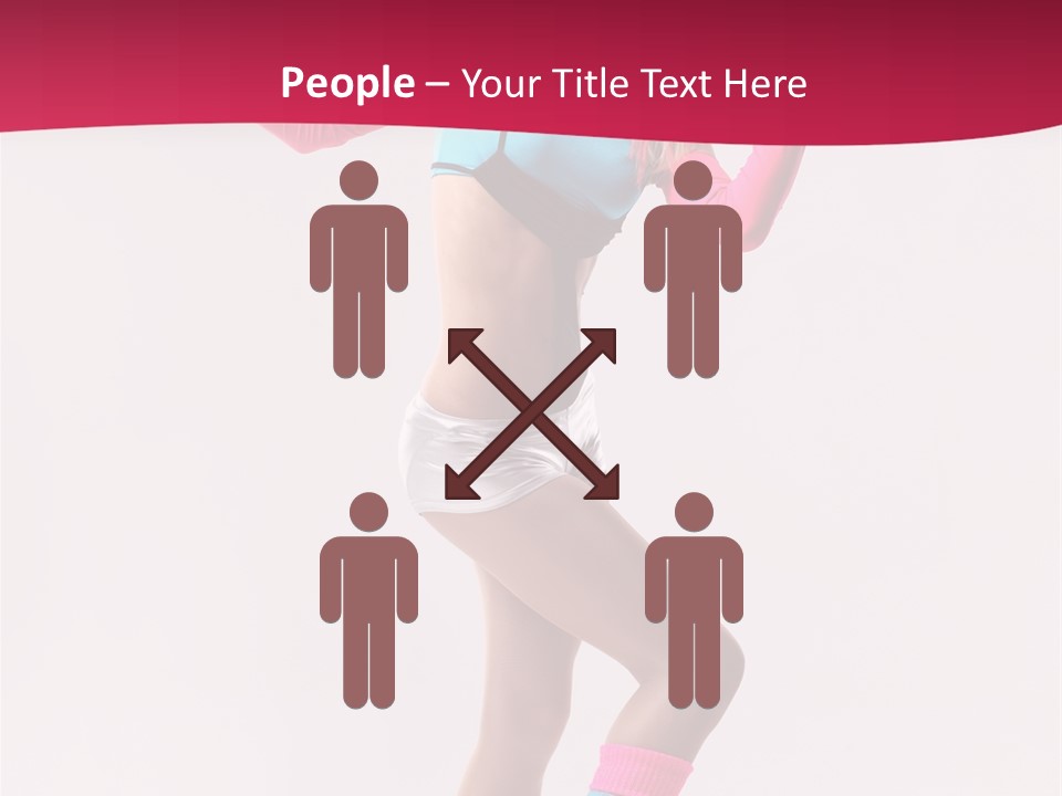 Gymnastic Woman One PowerPoint Template