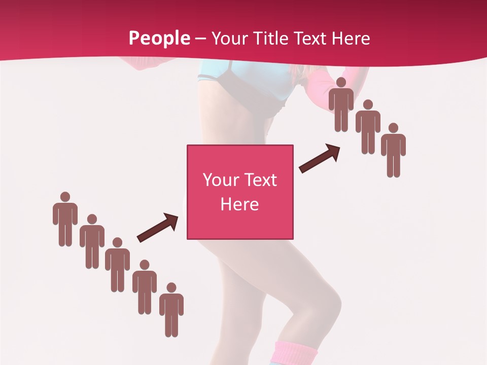 Gymnastic Woman One PowerPoint Template