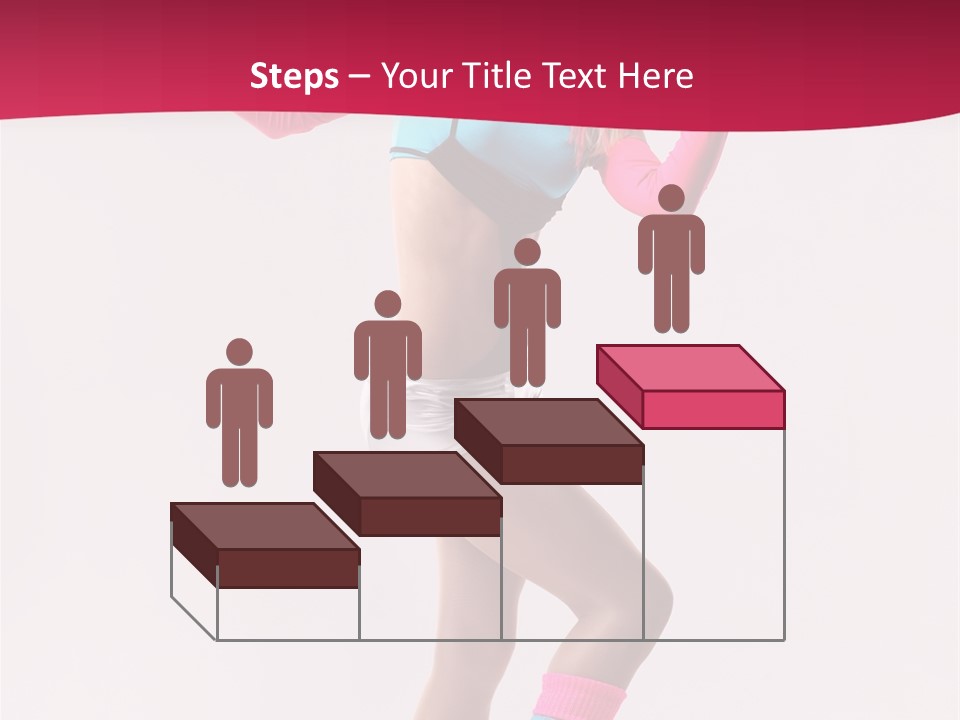 Gymnastic Woman One PowerPoint Template