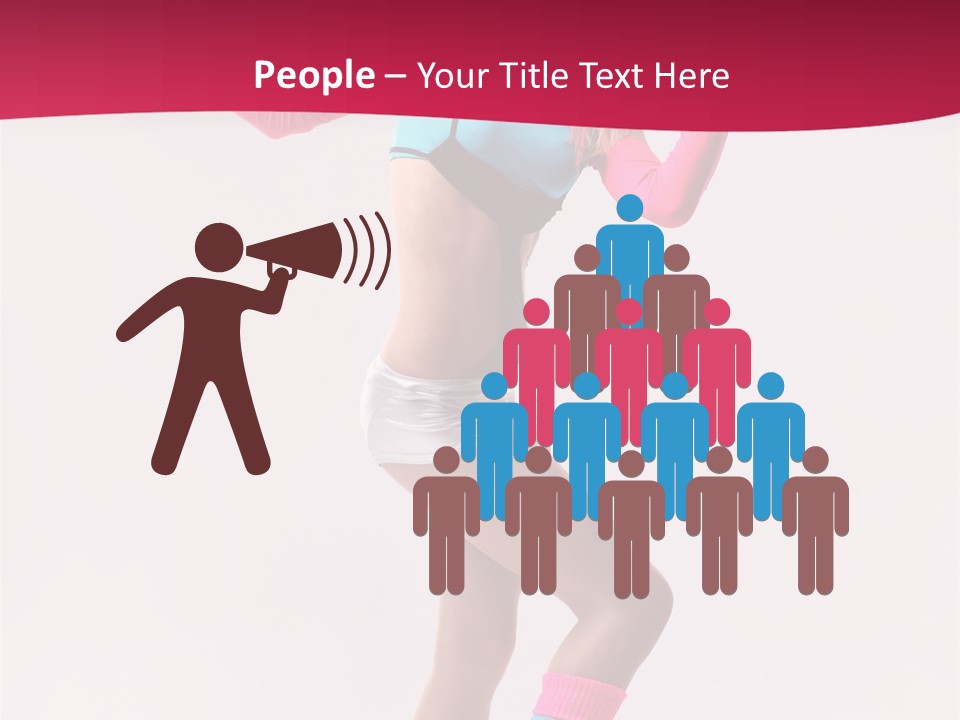 Gymnastic Woman One PowerPoint Template