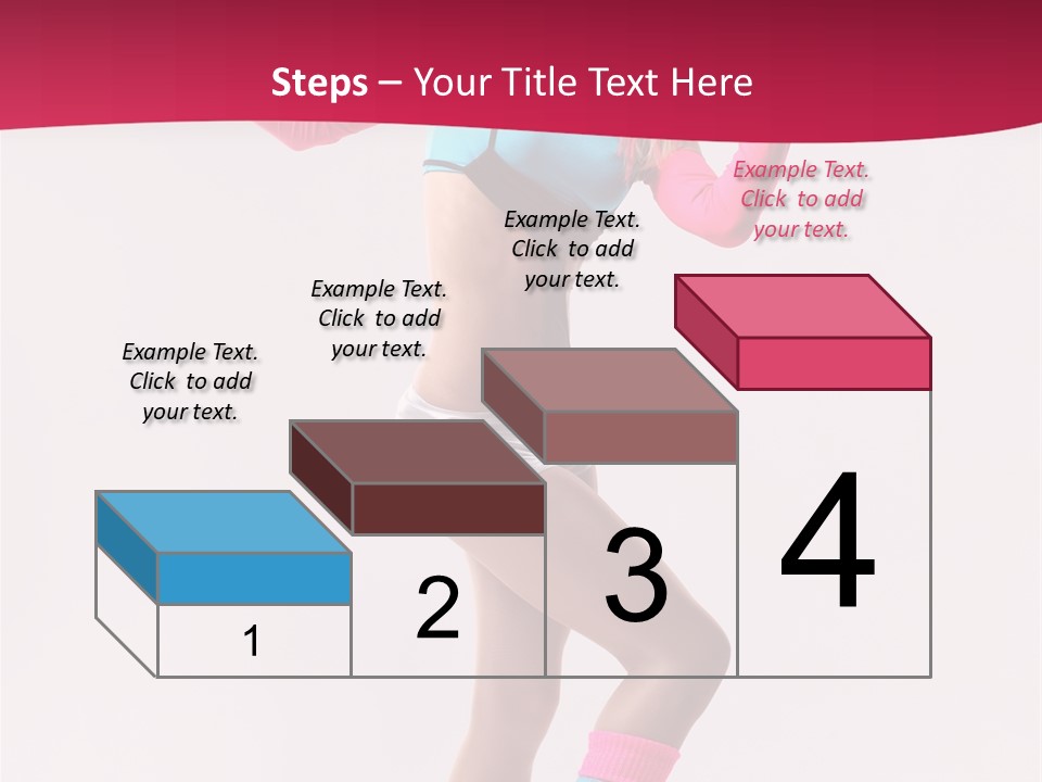 Gymnastic Woman One PowerPoint Template