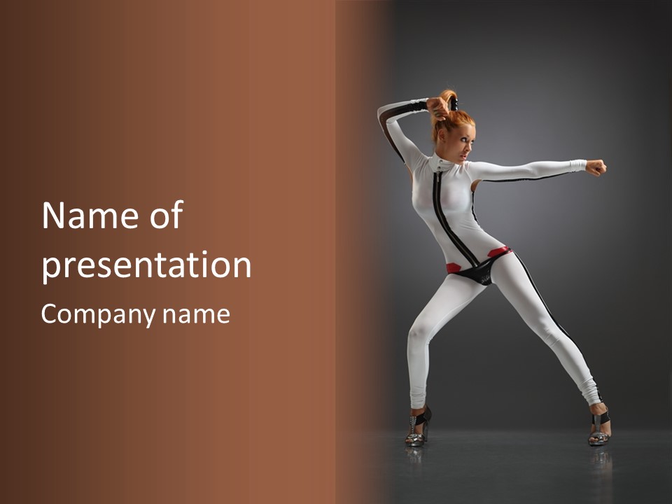 Beautiful Sensuality Movement PowerPoint Template