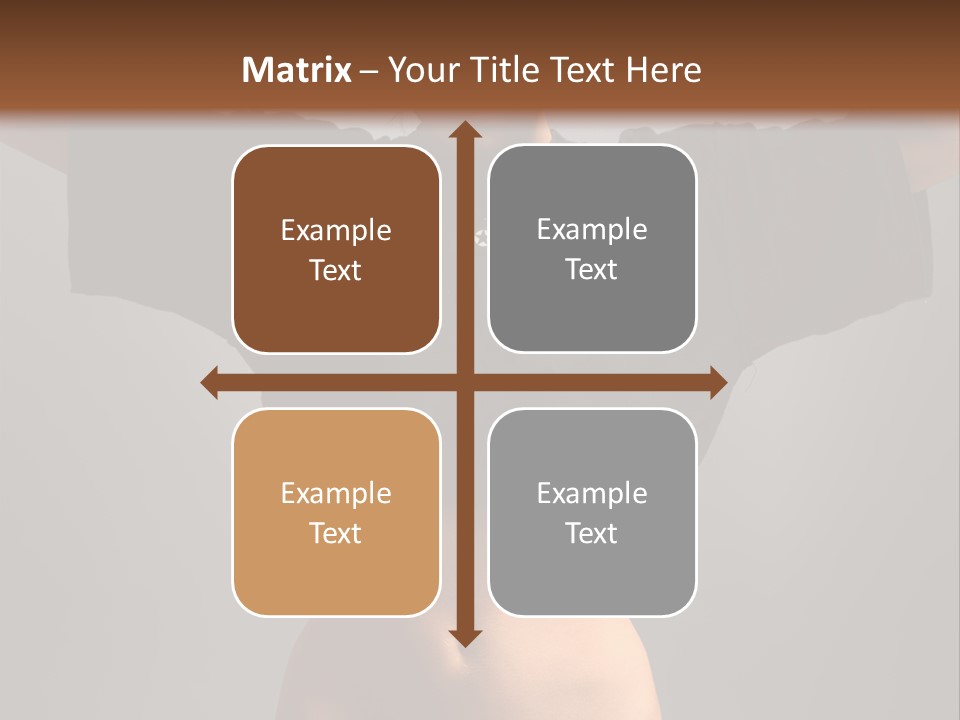 Kickboxing Red Fighting PowerPoint Template