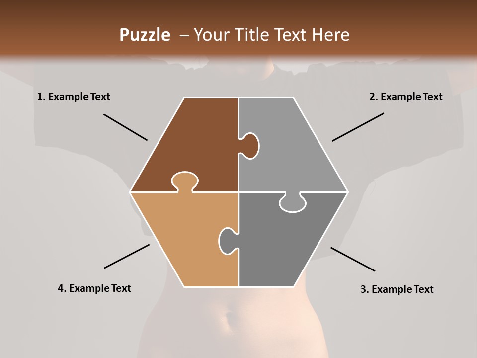 Kickboxing Red Fighting PowerPoint Template