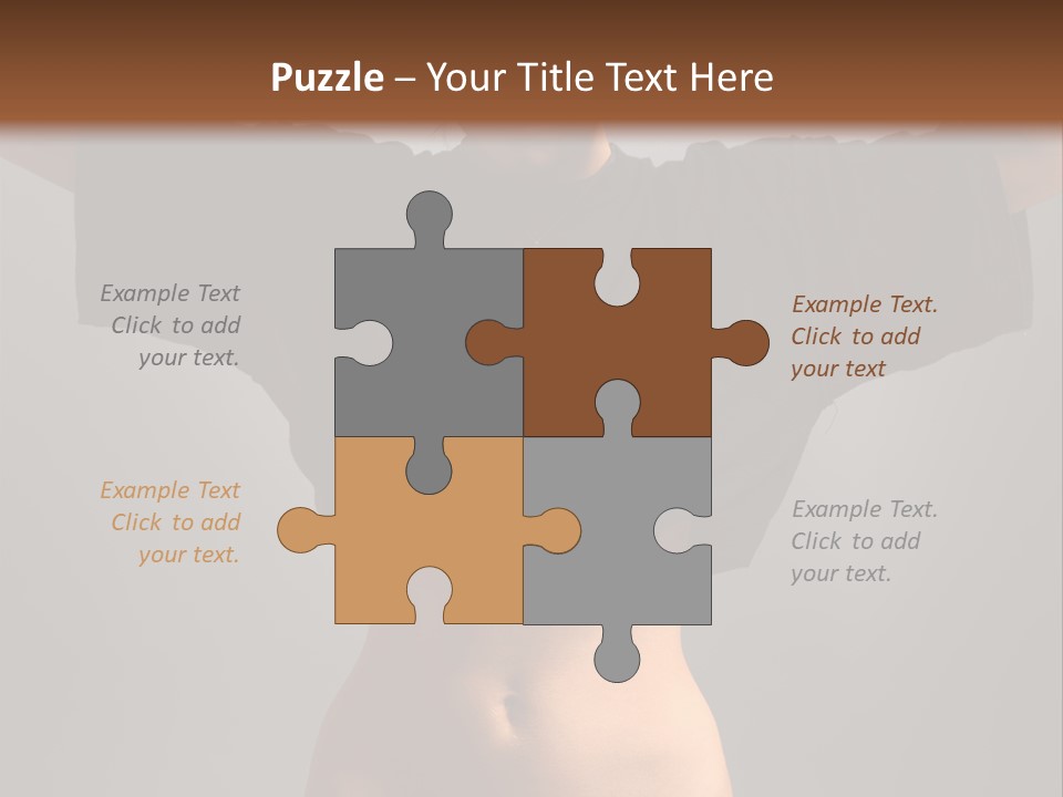 Kickboxing Red Fighting PowerPoint Template