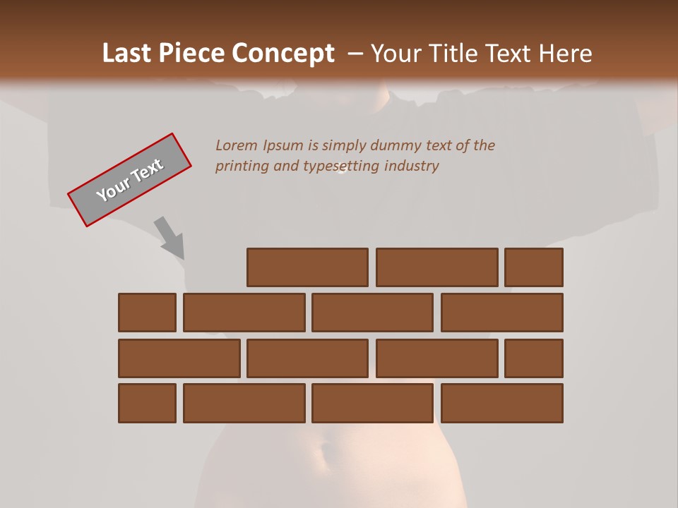 Kickboxing Red Fighting PowerPoint Template