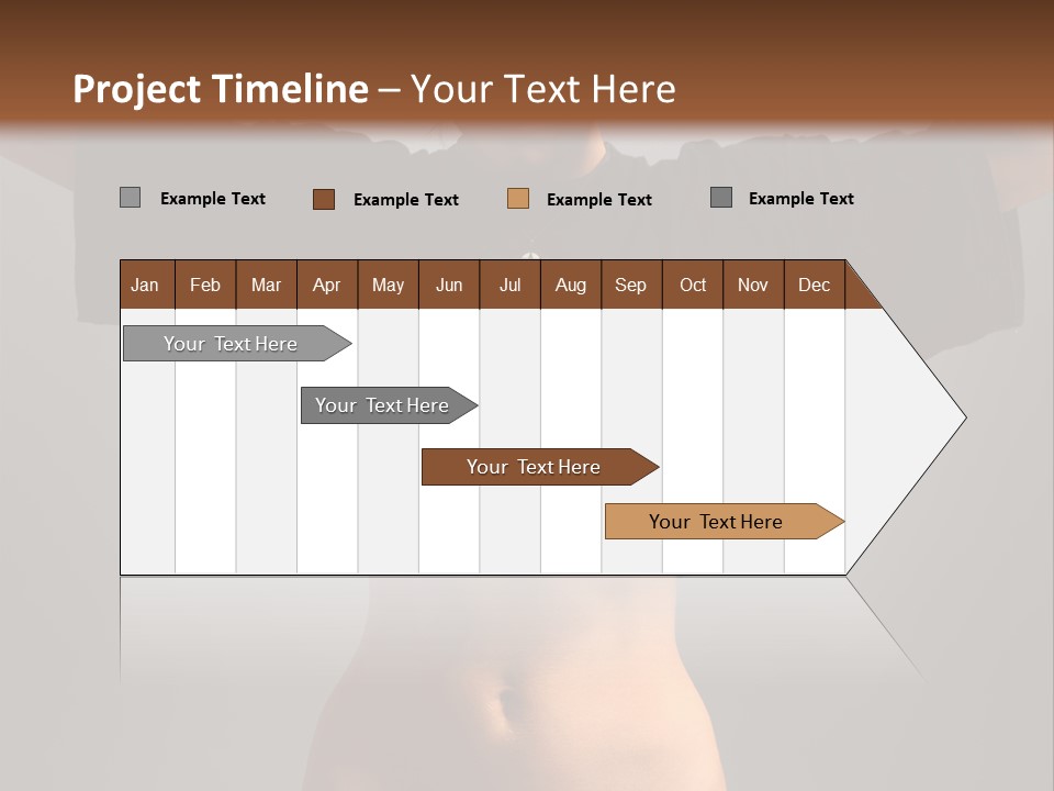 Kickboxing Red Fighting PowerPoint Template