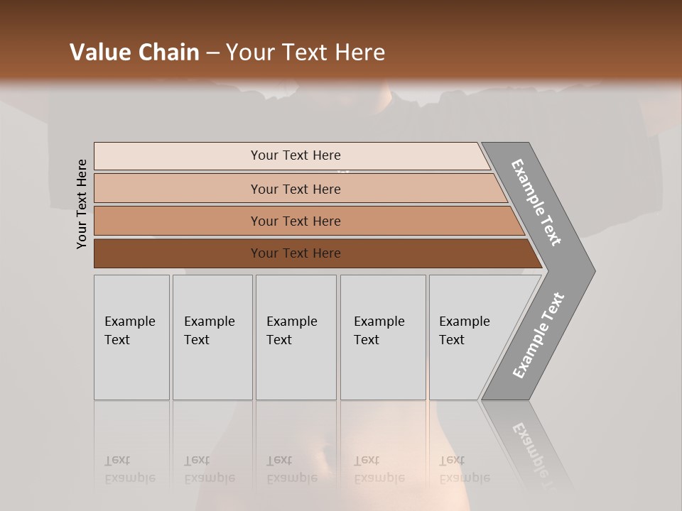 Kickboxing Red Fighting PowerPoint Template