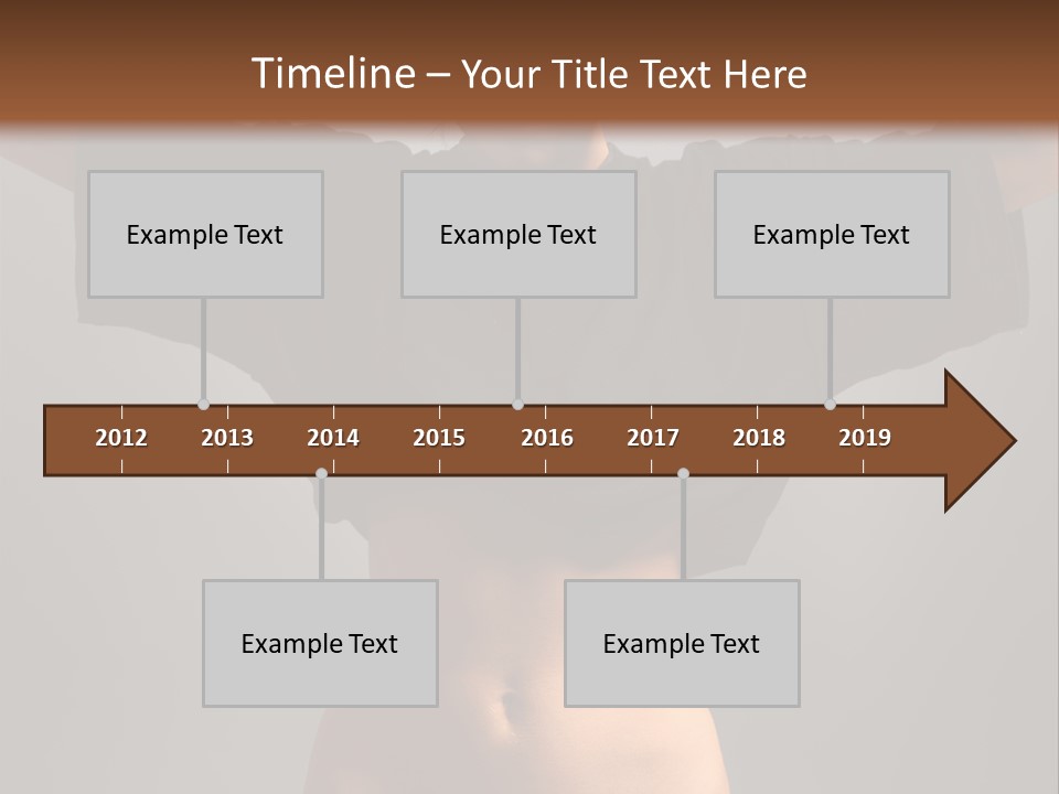 Kickboxing Red Fighting PowerPoint Template