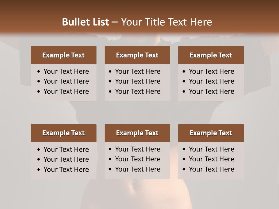 Kickboxing Red Fighting PowerPoint Template