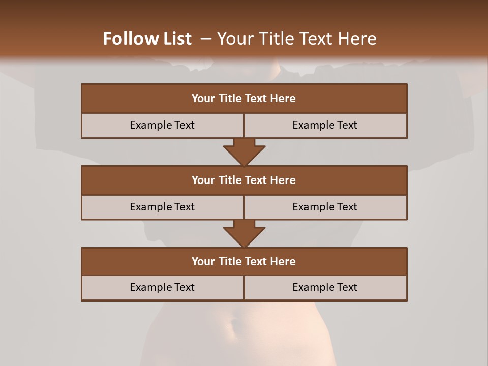 Kickboxing Red Fighting PowerPoint Template