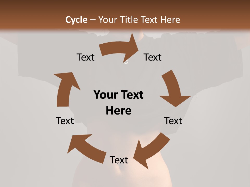 Kickboxing Red Fighting PowerPoint Template