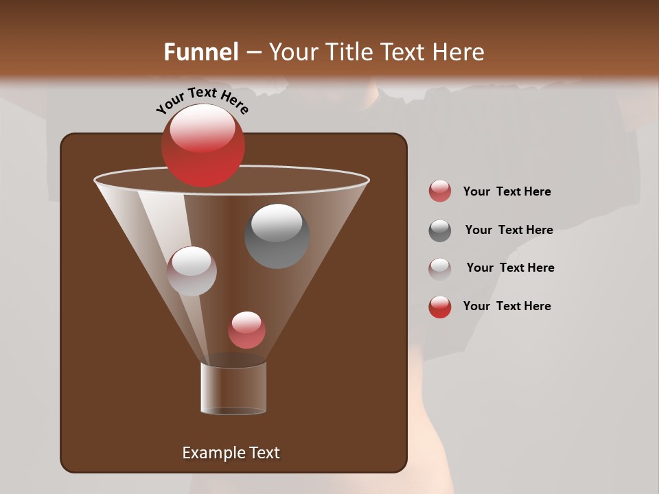 Kickboxing Red Fighting PowerPoint Template