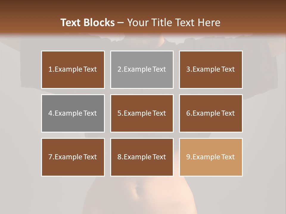 Kickboxing Red Fighting PowerPoint Template