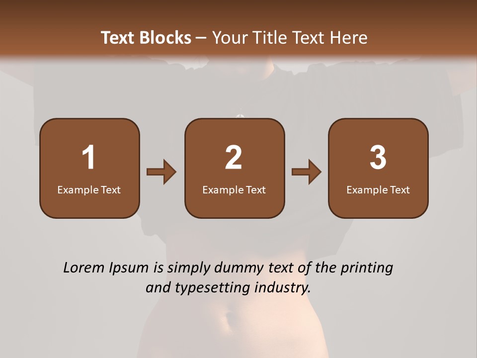 Kickboxing Red Fighting PowerPoint Template