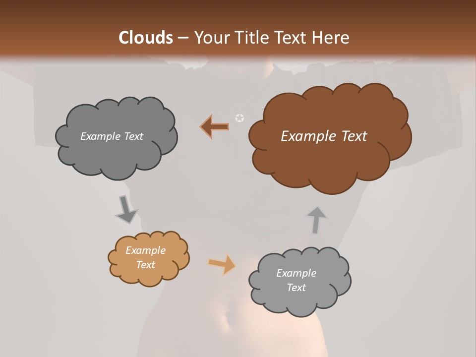 Kickboxing Red Fighting PowerPoint Template