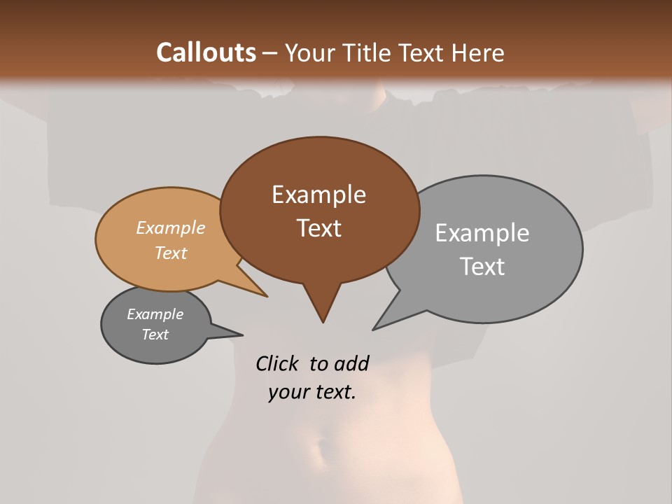 Kickboxing Red Fighting PowerPoint Template