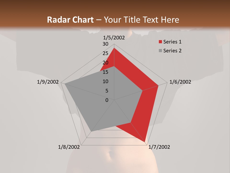 Kickboxing Red Fighting PowerPoint Template