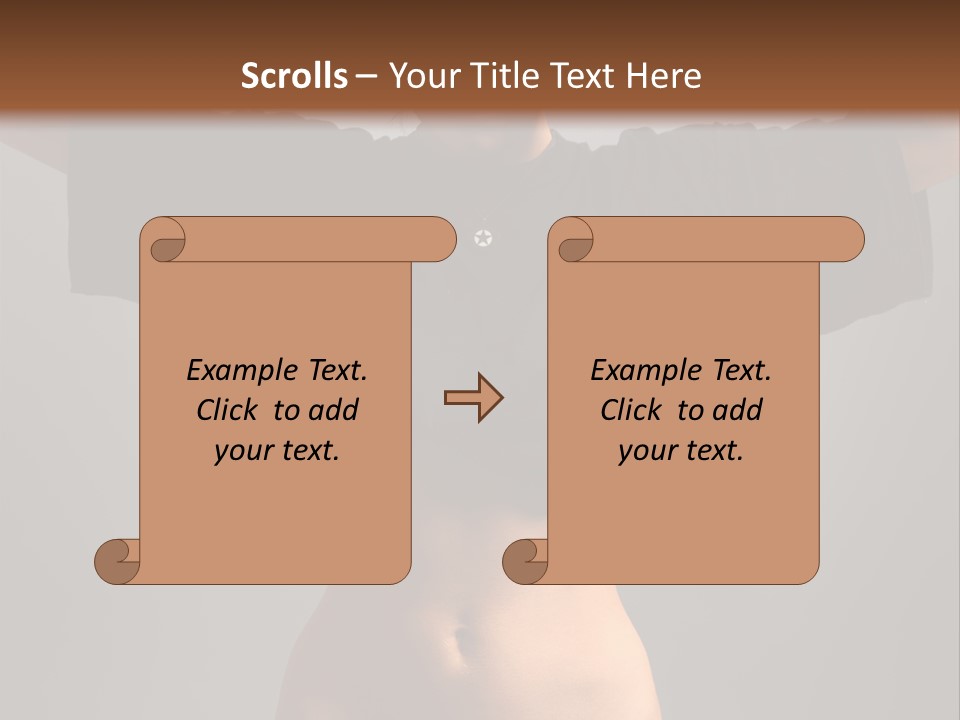 Kickboxing Red Fighting PowerPoint Template