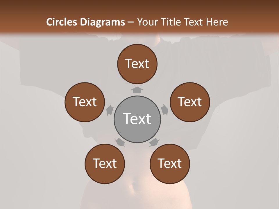 Kickboxing Red Fighting PowerPoint Template