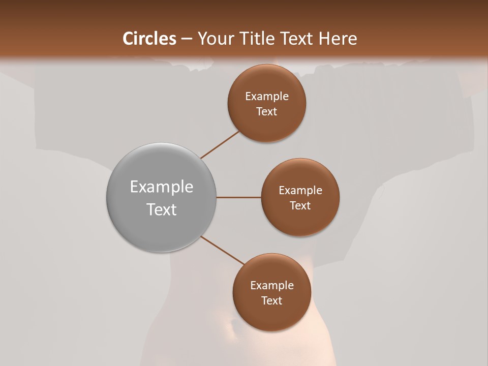 Kickboxing Red Fighting PowerPoint Template