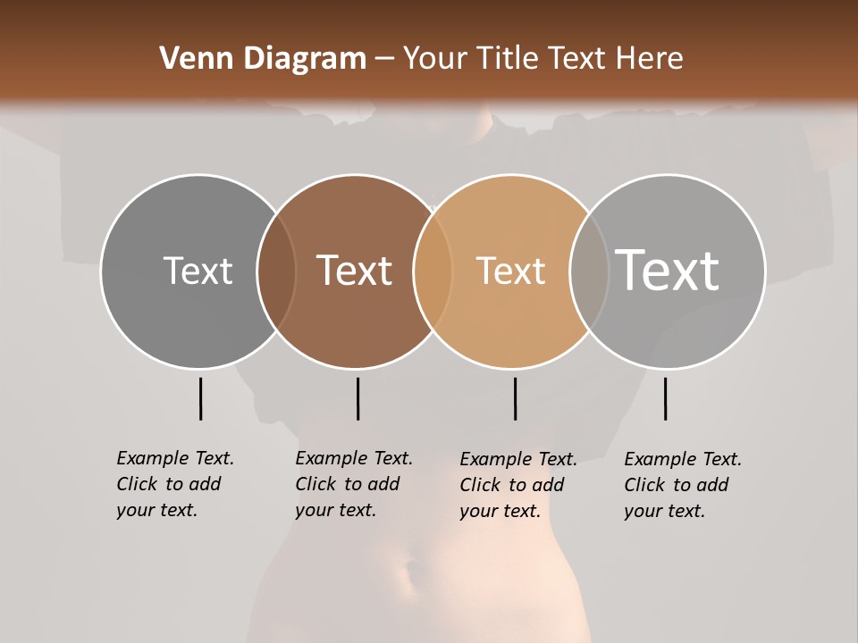 Kickboxing Red Fighting PowerPoint Template