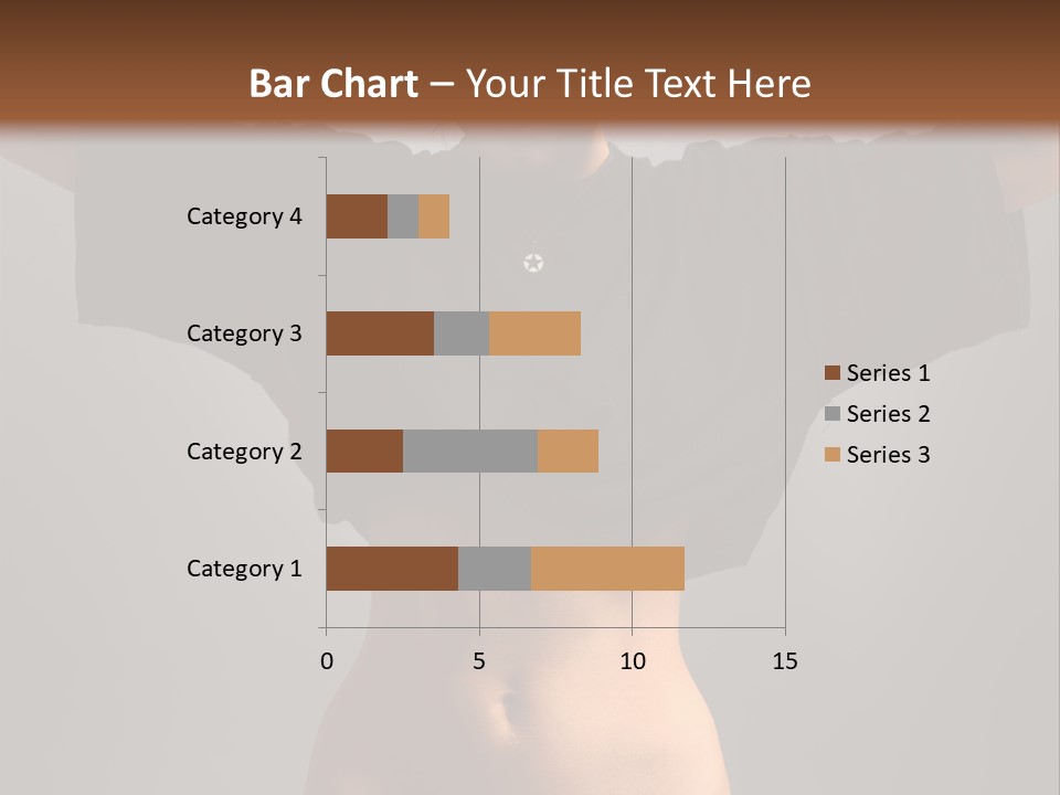 Kickboxing Red Fighting PowerPoint Template