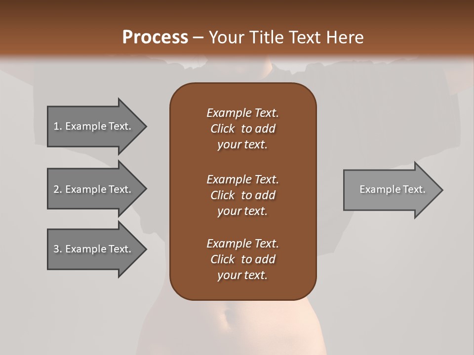 Kickboxing Red Fighting PowerPoint Template