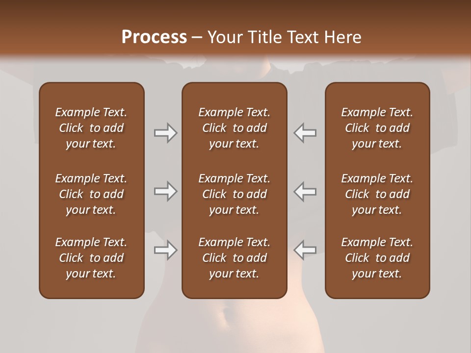 Kickboxing Red Fighting PowerPoint Template