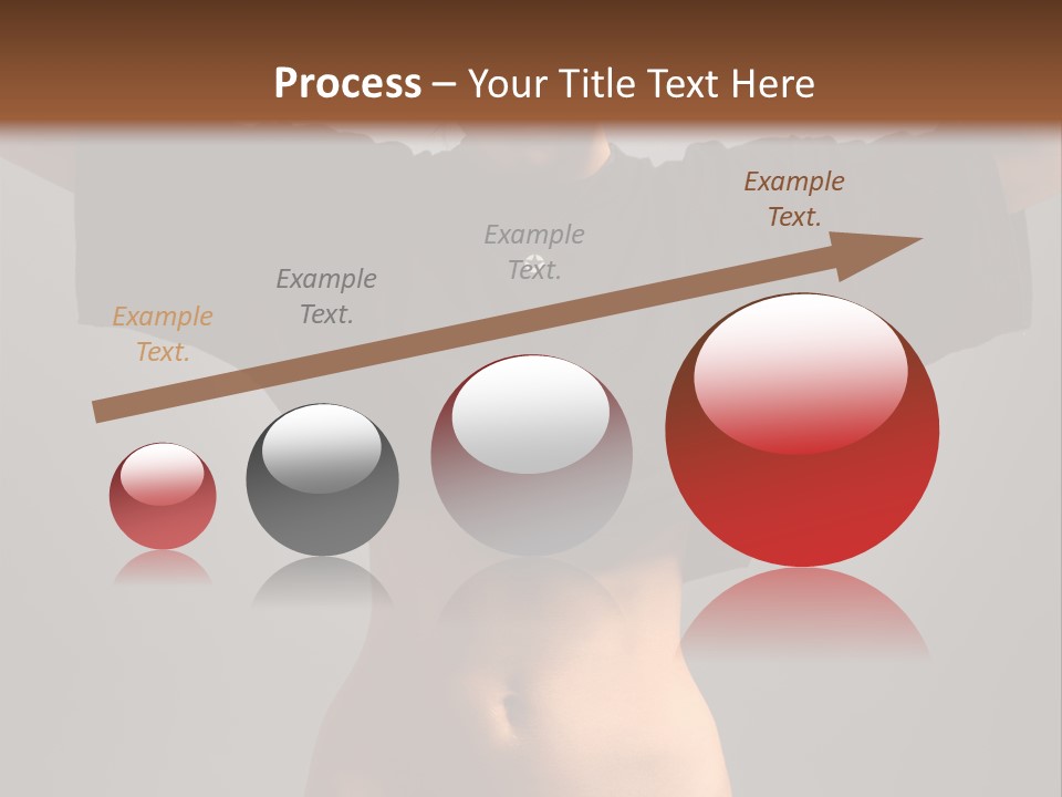 Kickboxing Red Fighting PowerPoint Template