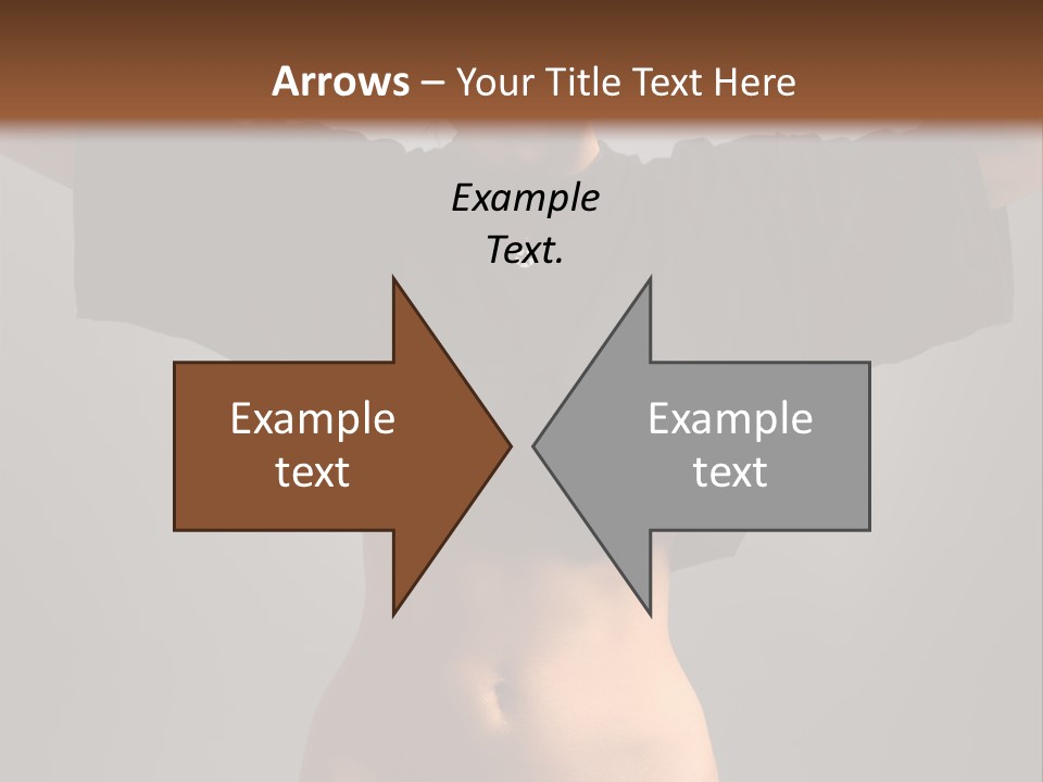 Kickboxing Red Fighting PowerPoint Template
