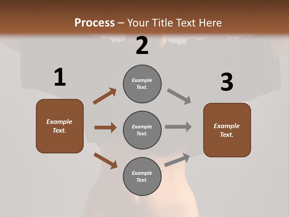 Kickboxing Red Fighting PowerPoint Template