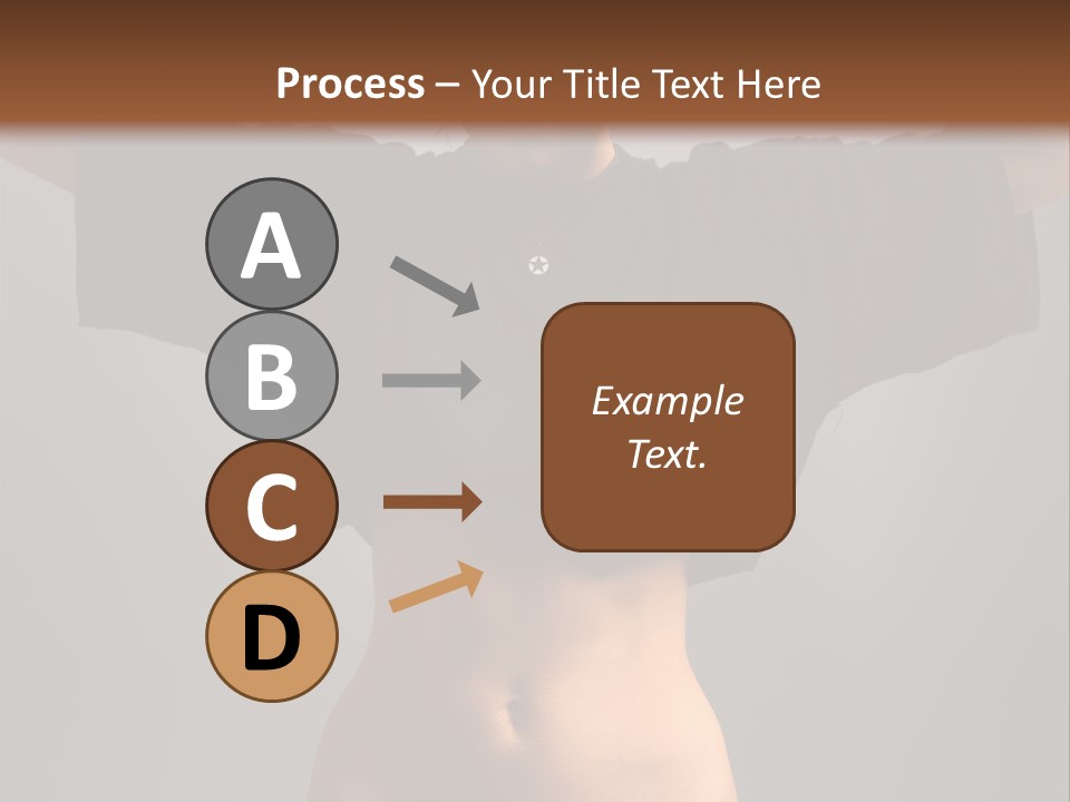 Kickboxing Red Fighting PowerPoint Template