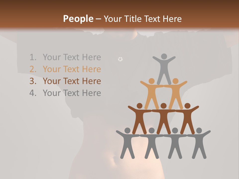 Kickboxing Red Fighting PowerPoint Template