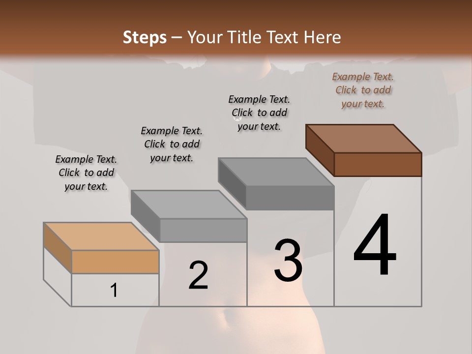 Kickboxing Red Fighting PowerPoint Template