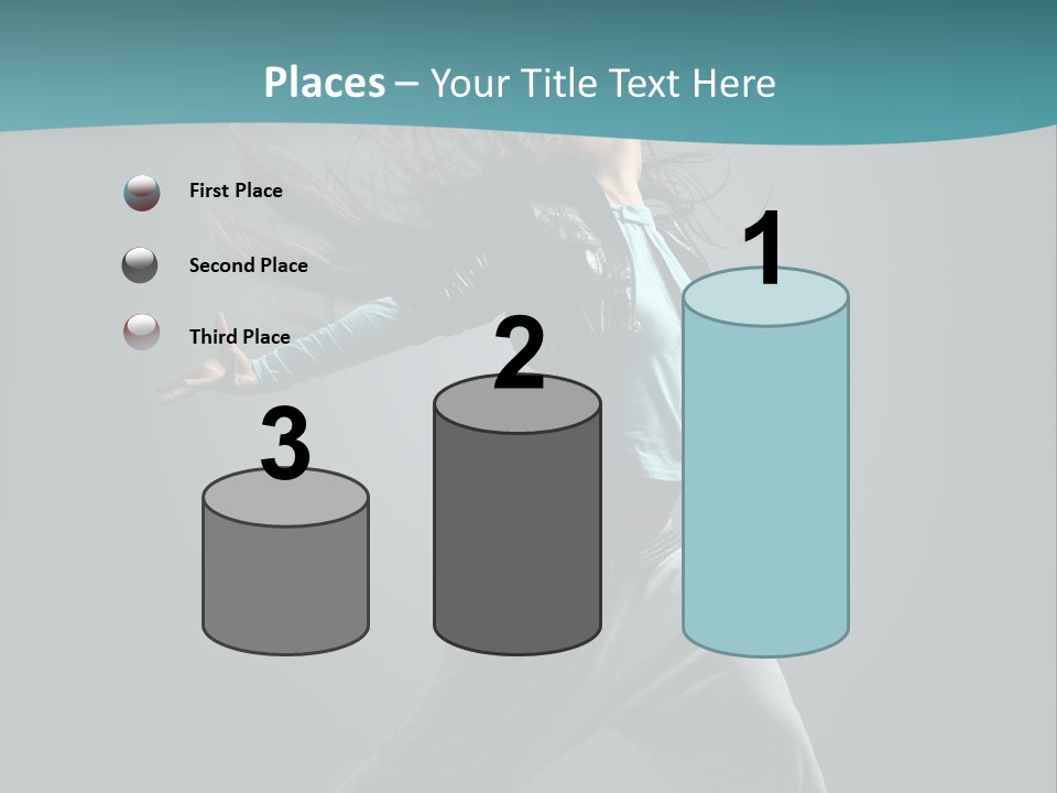 Vertical  Posing PowerPoint Template